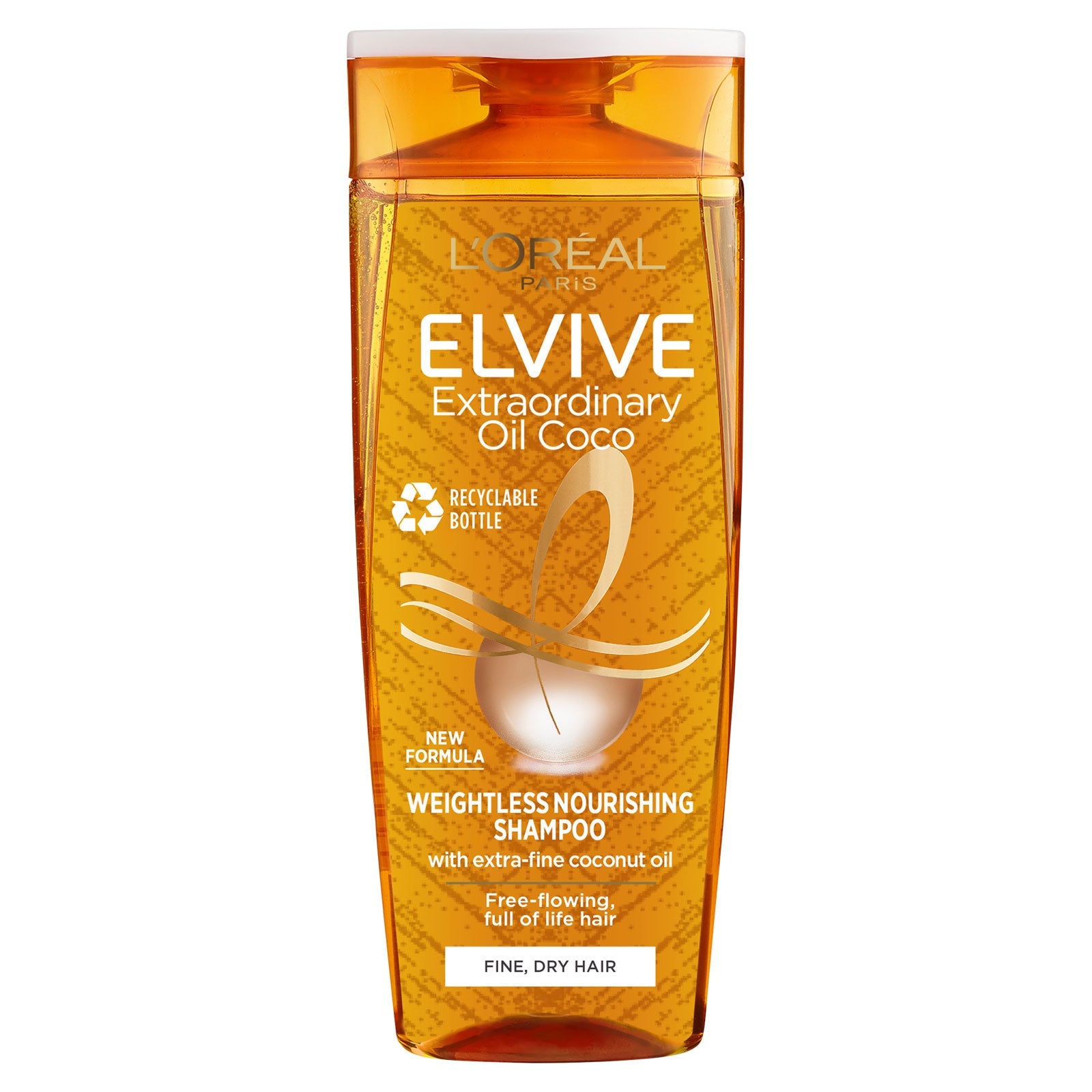 Elvive Shampoo Extraordinary Oil Coconut 400ml | High Quality Hair Care Product Online - Product Image Elvive Shampoo Extraordinary Oil Coconut 400ml | High Quality Hair Care Product Online - Product Image